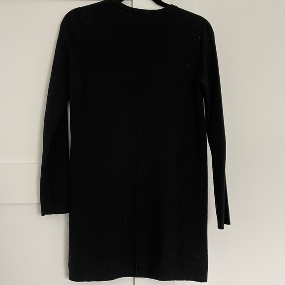 Rag & Bone Long Merino Wool Sweater / Tunic, Black, XS, EUC - Picture 1 of 3